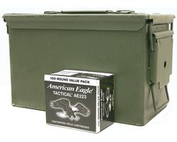 223 Rem - 55 gr FMJ - Federal American Eagle in Ammo Can - 1000 Rounds
