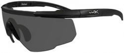 Wiley X Saber Advanced Sunglasses - Smoke Grey Lens / Matte Black Frame, 302