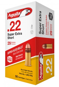 AGUILA AMO 22 short SOLID POINT 29GR LEAD 50RDS