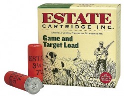 Estate Game & Target Load 12GA 2.75-inch 1oz #7.5 Shot 25Rds