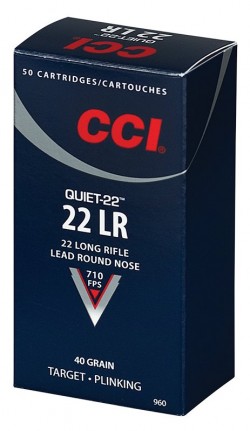 CCI 960 Quiet-22 22 LR 40GR LRN 50 Box