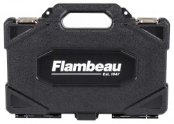 FLAMBEAU GUNCASE SINGLE HANDGUN BLACK PLUCK FOAM 12.125X6.6X2.5