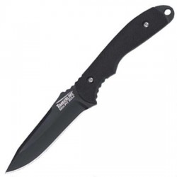 TIMBERLINE LIGHTFOOT MINI-PITBULL NECK KNIFE PLAIN BLACK BLADE