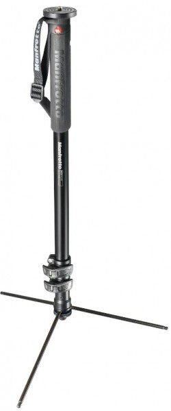 Manfrotto XPRO Photo Monopod Aluminum 3 Section w/ Standing Base
