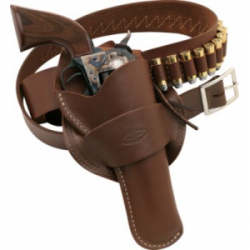 Hunter Company Straight Cartridge Belt .22 Caliber - Antique Brown (MEDIUM)